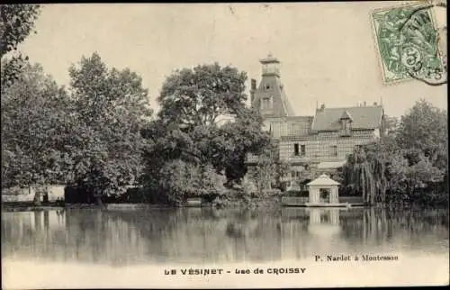 Ak Le Vésinet Yvelines, Lac de Croissy