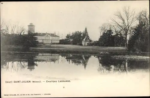 Ak Saint Julien Gironde, Chateau Lagrange