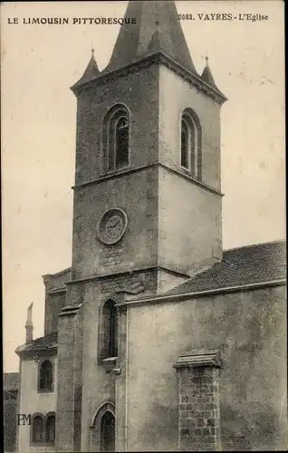 Ak Vayres Gironde, L'Eglise