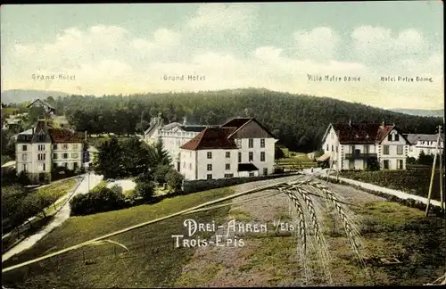 Ak Trois Épis Drei Ähren Elsass Haut Rhin, Grand Hotel, Villa Notre Dame