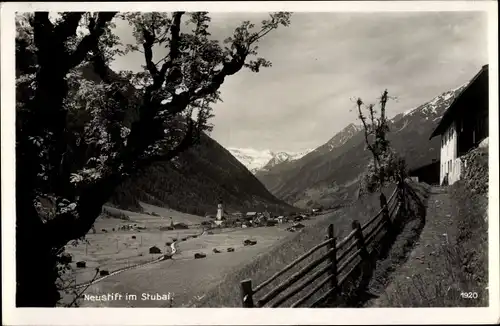 Ak Neustift im Stubaital in Tirol, Gesamtansicht