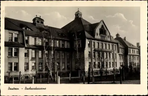 Ak Bautzen in der Oberlausitz, Barbarakaserne