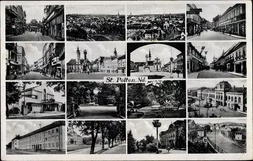 Ak Sankt Pölten in Niederösterreich, Stadtansichten