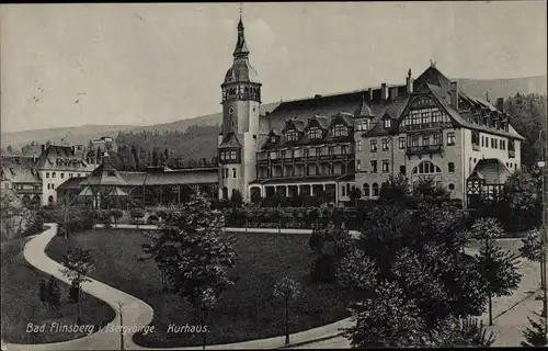 Ak Świeradów Zdrój Bad Flinsberg Isergebirge Schlesien, Kurhaus