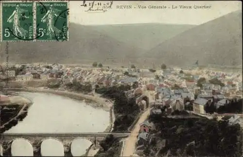 Ak Revin Ardennes, Gesamtansicht