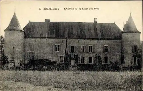 Ak Rumigny Ardennes, Château de la Cour des Prés