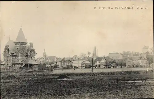 Ak Epone Yvelines, Vue Generale