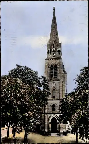 Ak Saint Medard de Guizeres Gironde, L'Eglise