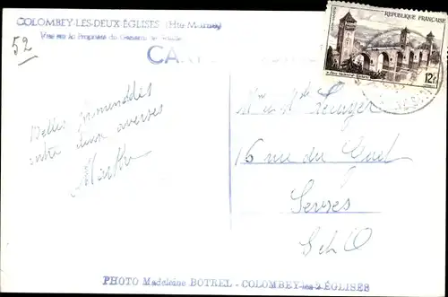 Ak Colombey Meurthe et Moselle, Vue generale