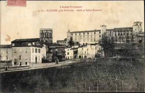 Ak Saint Lizier d'Ustou Ariege, Asile, Eglise Romaine