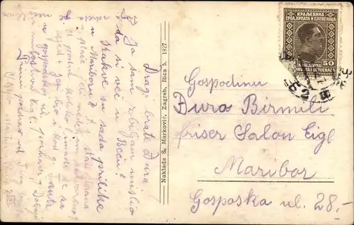 Ak Zagreb Kroatien, Theatre National