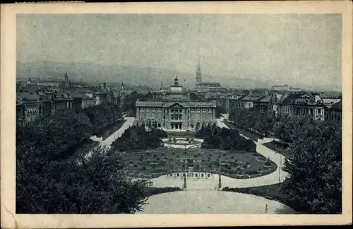 Ak Zagreb Kroatien, Trg Franje Josipa