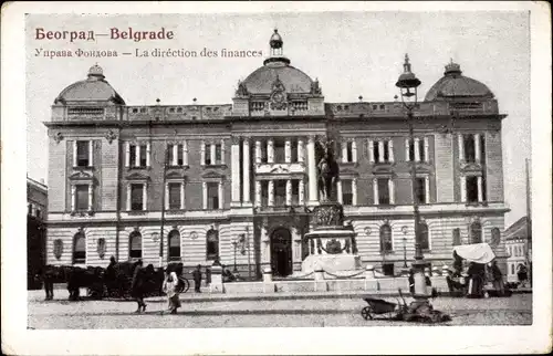 Ak Belgrad Beograd Serbien, La direction des finances