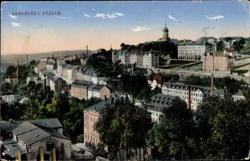 Ak Annaberg Buchholz im Erzgebirge, Stadtbild