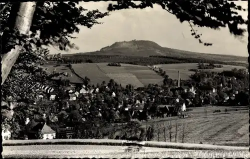 Ak Sehma Sehmatal im Erzgebirge, Gesamtansicht mit Bärenstein