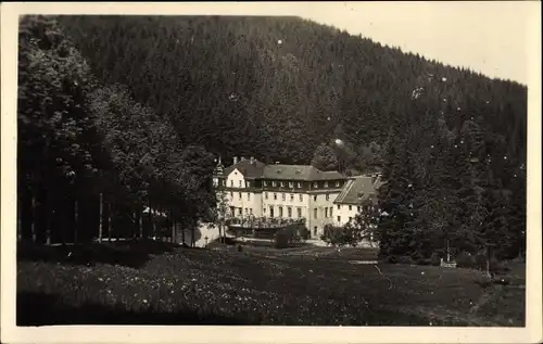 Ak Raschau Markersbach, FDGB Ferienheim Wolfner Mühle, Wald