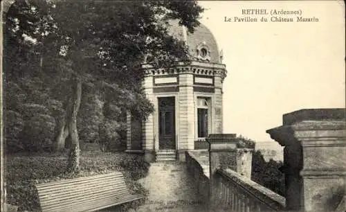 Ak Rethel Ardennes, Le Pavillon du Château Mazarin