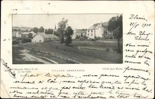 Ak Ardennes, Teilansicht