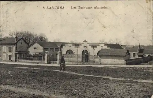 Ak Langres Haute Marne, Les Nouveaux Abattoirs