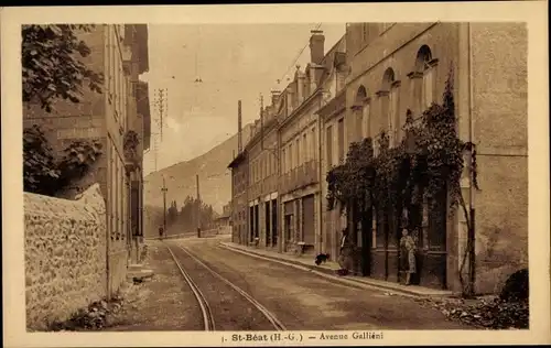 Ak Marignac Saint Béat Haute Garonne, Avenue Galliani