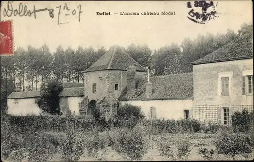 Ak Dollot Yonne, L'ancien chateau feodal