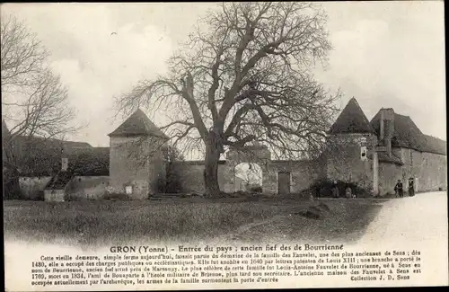 Ak Gron Yonne, Entree du pays, ancien fief des de Bourrienne