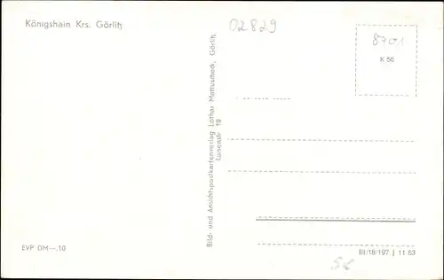 Ak Zittau in Sachsen, Konsum Gaststätte Hochsteinbaude, Garten, Hochstein, Kämperberg