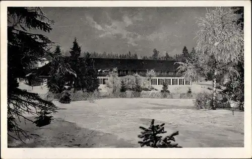 Ak Hormersdorf Zwönitz im Erzgebirge Sachsen, Jugendherberge Adolf Hennecke, Große Herberge