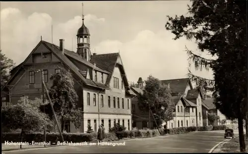 Ak Hohenstein Ernstthal in Sachsen, Bethlehemstift am Hüttengrund