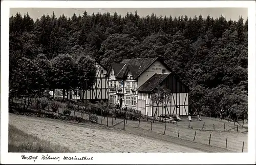 Ak Marienthal Seelbach bei Hamm Sieg, Gasthof Hähner