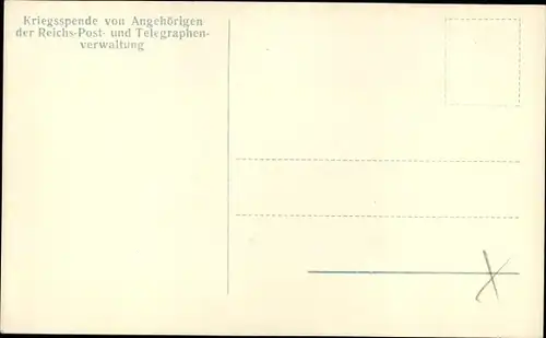 Ak Deutscher Feldtelegrafen Bautrupp im Felde, 1914, I. WK