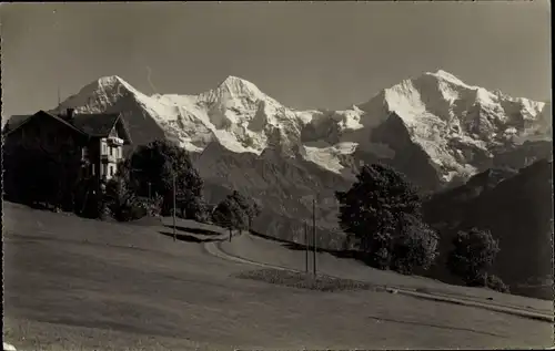 Ak Beatenberg Kanton Bern, Amisbühl, Eiger, Mönch, Jungfrau