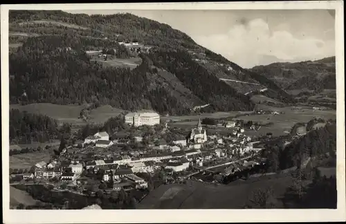 Ak Murau Steiermark, Panorama vom Ort