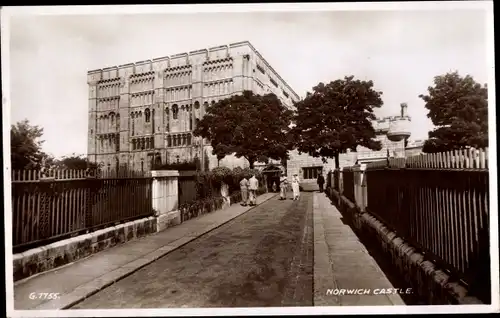 Ak Norwich Norfolk, The Castle