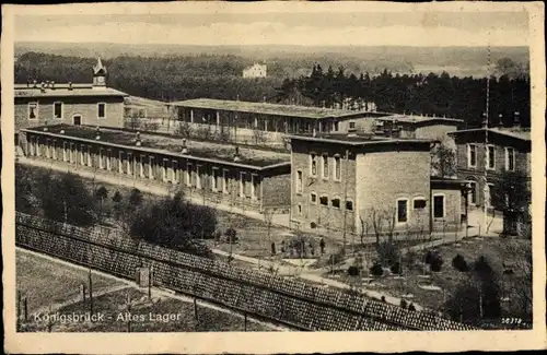 Ak Königsbrück in der Oberlausitz, Altes Lager