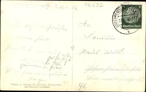 Ak Großpostwitz in Sachsen, Panorama, Mittellausitzer Gebirge