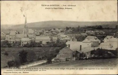 Ak Thin le Moutier Ardennes, Gesamtansicht