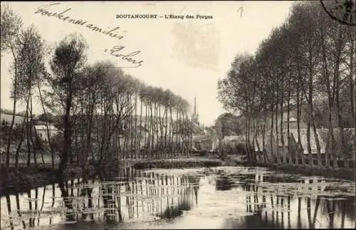Ak Boutancourt Ardennes, L'Étang des Forges