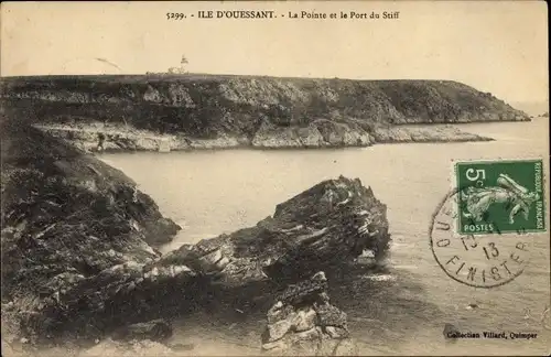 Ak Ouessant Finistère, La Pointe et le Port du Stiff