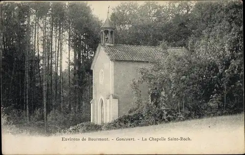 Ak Goncourt Bourmont Haute-Marne, La Chapelle Saint Roch