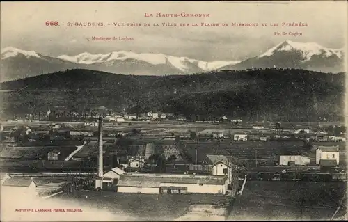 Ak Saint Gaudens Haute Garonne, Vue generale