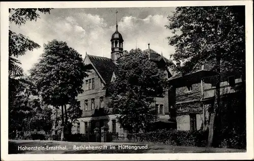 Ak Hohenstein Ernstthal in Sachsen, Bethlehemstift im Hüttengrund
