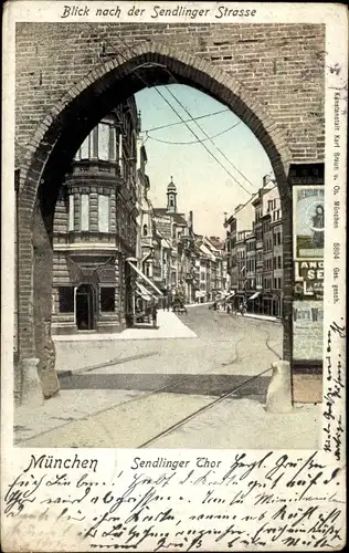Ak München Bayern, Sendlinger Tor