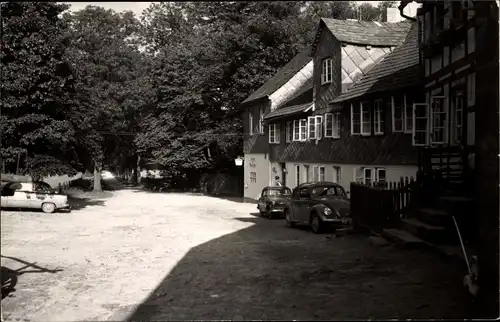 Foto Ak Dassel in Niedersachsen, Partie an einem Gasthof