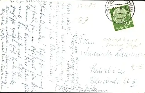 Foto Ak Dassel in Niedersachsen, Partie an einem Gasthof