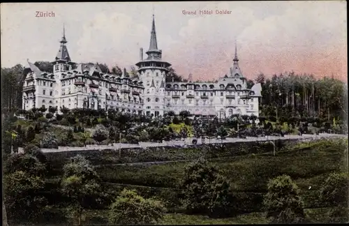 Ak Zürich Stadt Schweiz, Grand Hotel Dolder