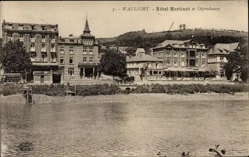 Ak Waulsort Hastière Wallonien Namur, Hotel Martinot et Dependances