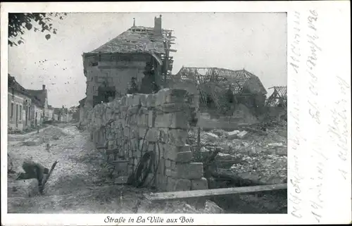 Ak La Ville du Bois Essonne, Une rue