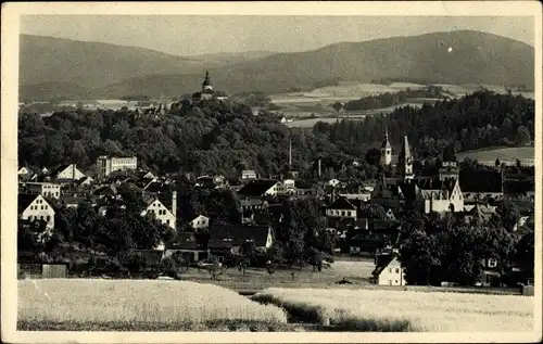 Ak Frýdlant v Čechách Friedland in Böhmen Reg Reichenberg, Gesamtansicht