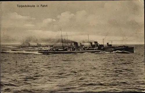Ak Deutsche Kriegsschiffe, Torpedoboote